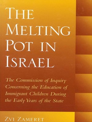 cover image of The Melting Pot in Israel